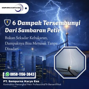 6 dampak tersembunyi sambaran petir