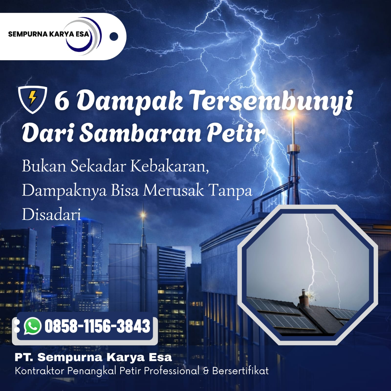 6 dampak tersembunyi sambaran petir