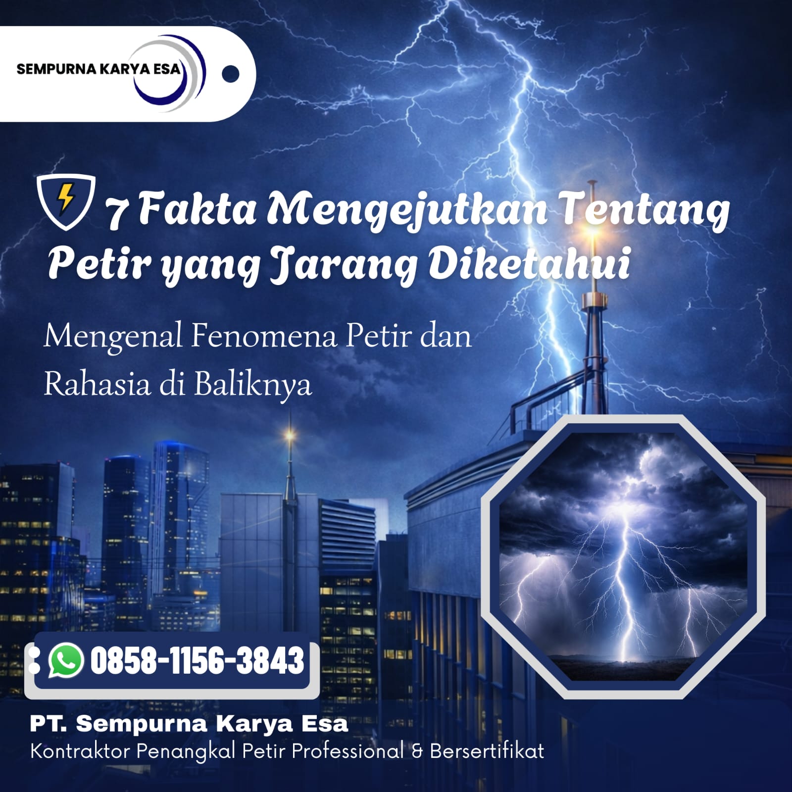 7 Fakta Mengejutkan tentang petir yang jarang diketahui