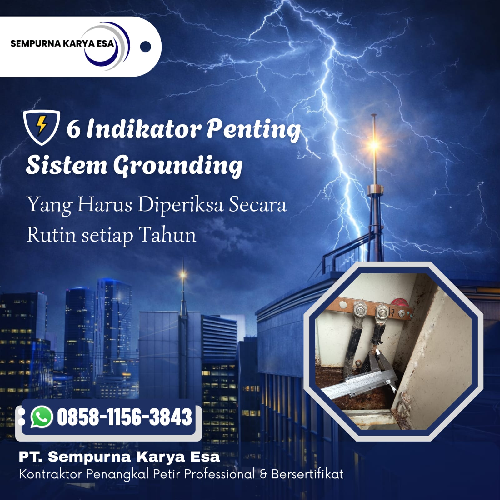 6 Indikator Kinerja Grounding yang Harus Diperiksa Setiap Tahun