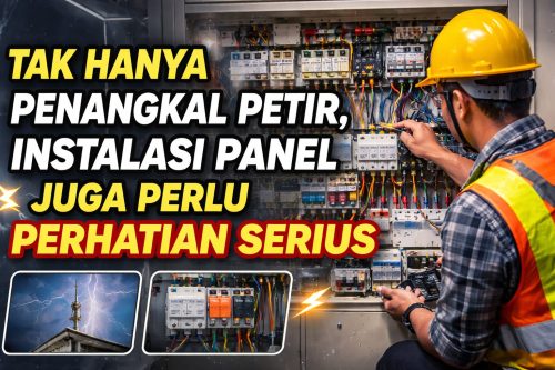 Tak Hanya Penangkal Petir, Instalasi Panel Juga Perlu Perhatian Serius