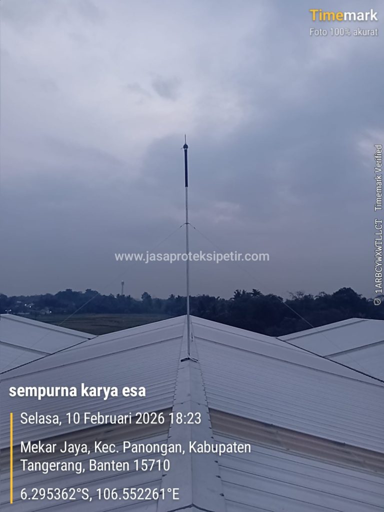 jasa penangkal petir elektrostatis