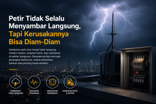 Petir Tidak Selalu Menyambar Langsung, Tapi Kerusakannya Bisa Diam-Diam