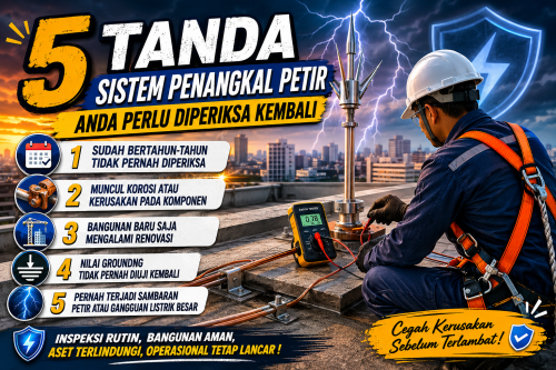 Kami menyediakan layanan menyeluruh mulai dari perencanaan, analisis kebutuhan lokasi, pemasangan sistem grounding alternatif, hingga pengujian untuk memastikan hasil sesuai standar teknis yang berlaku. Setiap proses dikerjakan oleh tenaga ahli berpengalaman agar sistem bekerja maksimal dan aman digunakan. ⚡ Untuk informasi lebih lanjut, kunjungi: 🌐 www.jasaproteksipetir.com Untuk konsultasi dan layanan instalasi penangkal petir, hubungi: 📱 0858-1156-3843 Percayakan kebutuhan instalasi penangkal petir Anda kepada tim profesional kami untuk solusi grounding yang tepat, aman, dan sesuai standar.