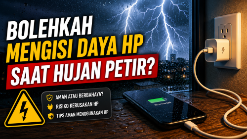 Bolehkah Mengisi Daya HP Saat Hujan Petir?