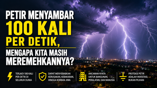 Petir Menyambar 100 Kali per Detik, Mengapa Kita Masih Meremehkannya?