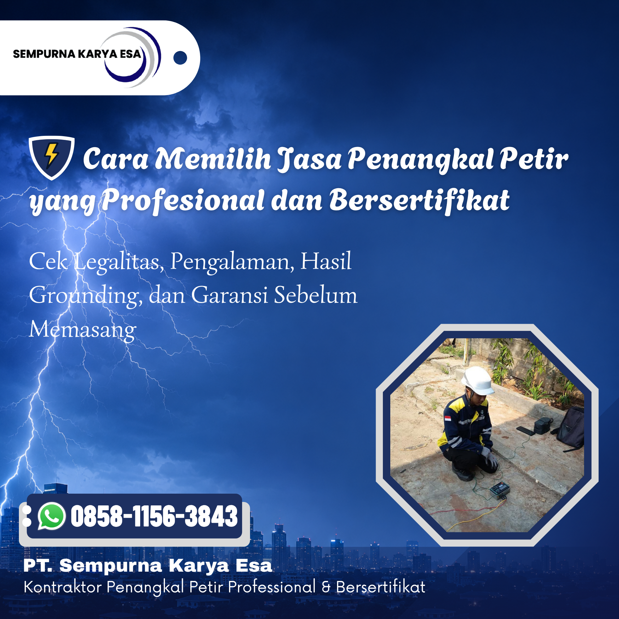 Cara Memilih Jasa Penangkal Petir yang Profesional dan Bersertifikat