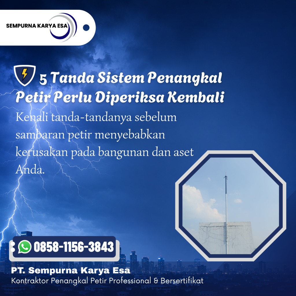 Jasa Inspeksi Sistem Penangkal Petir Profesional untuk Bangunan Anda
