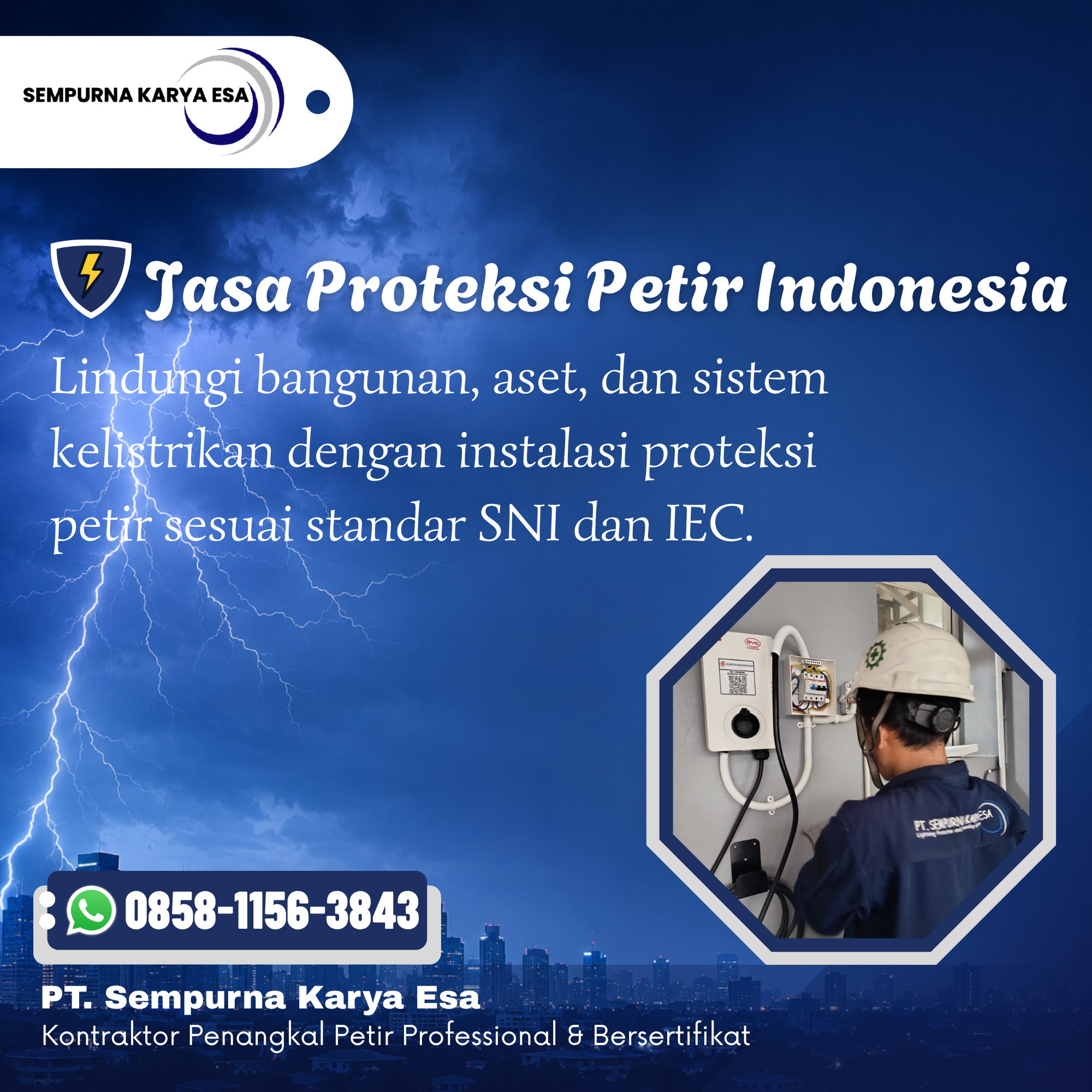 Jasa Proteksi Petir Indonesia