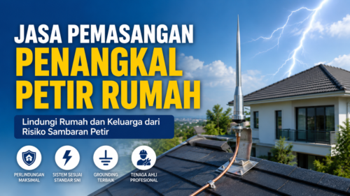 Jasa Pemasangan Penangkal Petir Rumah