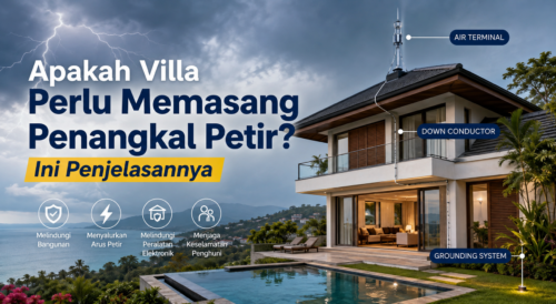 Apakah Villa Perlu Memasang Penangkal Petir? Ini Penjelasannya