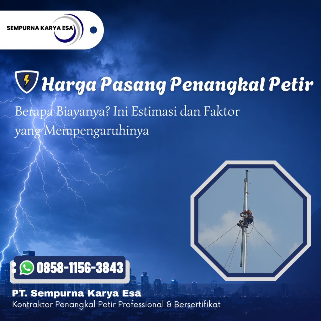 Harga Pasang Penangkal Petir