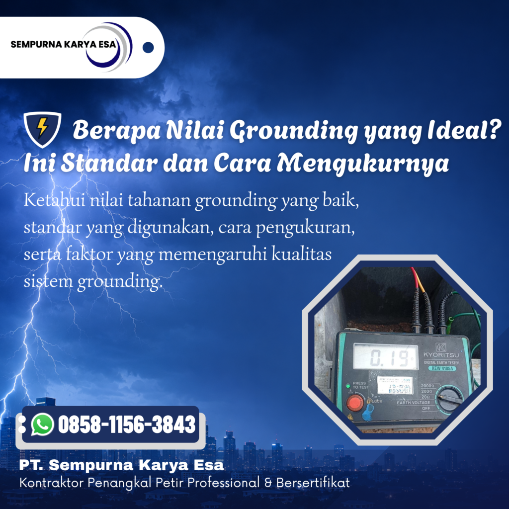 Berapa nilai grounding yang ideal?