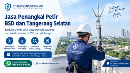 Jasa Penangkal Petir BSD dan Tangerang Selatan