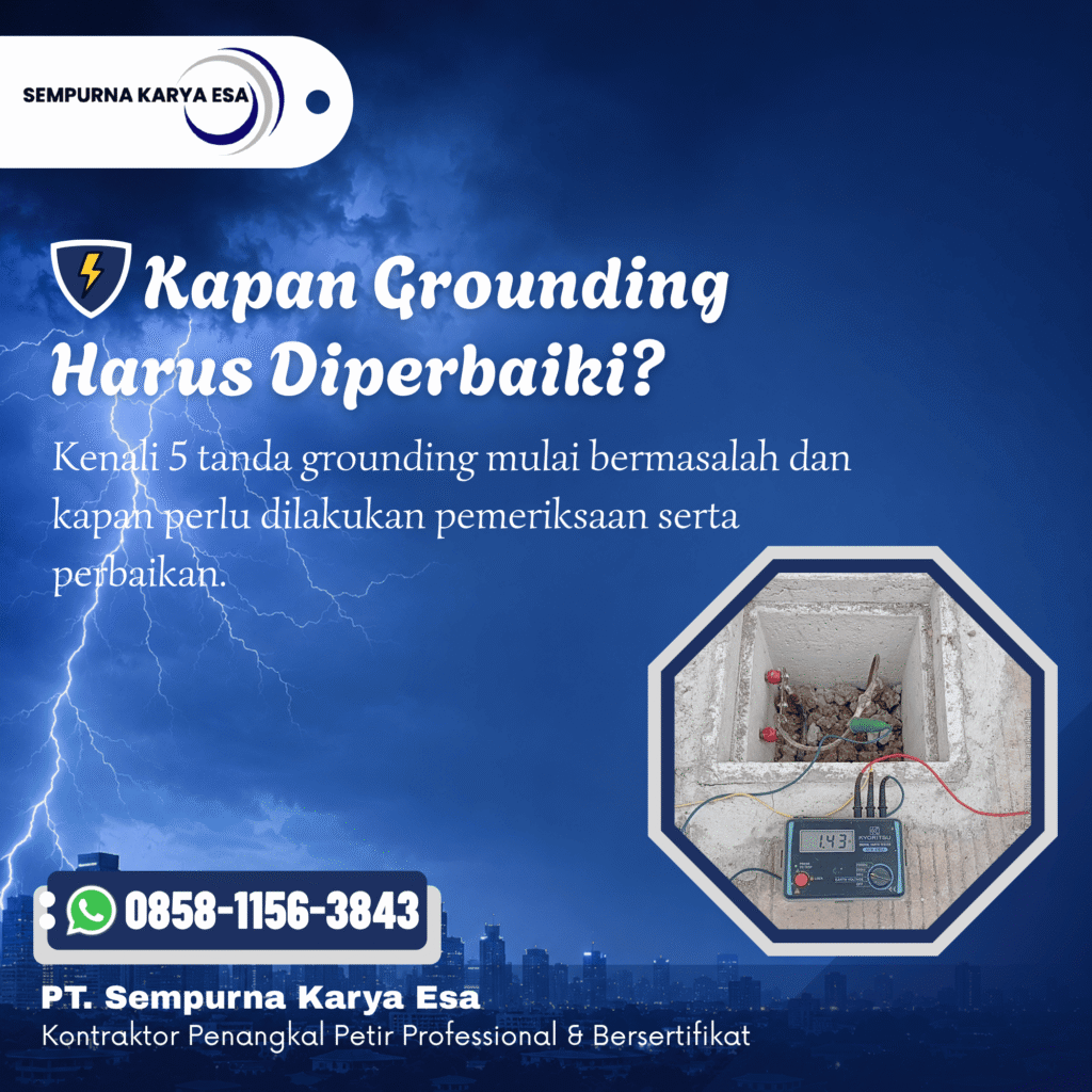Kapan Grounding Harus Diperbaiki? Cek 5 Tanda Ini